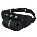 Bauchtasche Gürteltasche für Trinkflasche Wasserdicht Verschließbares Flaschefach für Handy 6,6 Zoll Iphone6/6Plus/7/7Plus | Joggen Fahrradfahren Reise Laufen | Trinkgürtel Hüfttasche Damen Herren