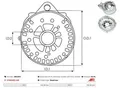 AS-PL arc3041 162,50mm