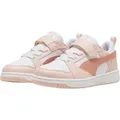 Puma Rebound V6 Lo AC+ PS Sneakers Kinder - Orange/Weiß - 31