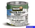 Saicos Haus & Garten-Farbe 2900 Graphit 0,75 L deckend Holz Öl Gartenfarbe