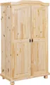 Inter Link Kleiderschrank GENF Natur Massivholz