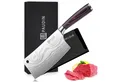 LuxusKollektion Hackmesser Hackmesser Kochmesser 17 cm Hackbeil Küchenmesser Holzgriff
