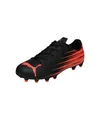 PUMA ATTACANTO II FG/AG JR Fußballschuh, schwarz-Leuchtend rot, 11 UK