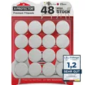 Filzgleiter 48 Stück 25 mm  Prämie Möbelgleiter Weiß  Dicker Filz Selbstklebe...