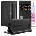 Cadorabo Hülle für HTC ONE A9 Schutzhülle in Schwarz Handyhülle Book Tasche Case Etui Luxury