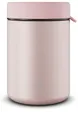 Alfi Thermobehälter ISO FOOD MUG, Thermobehälter für Essen, spülmaschinenfest, Edelstahl, Kunststoff, Silikon, (1-tlg), 0,35l, 5h heiß & 10h kalt, dicht & auslaufsicher, mit Göffel