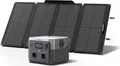 EF ECOFLOW Tragbare Powerstation RIVER 2 MAX mit 160W faltbare solar panel