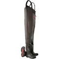 Dunlop Stiefel Purofort+ Wathose schwarz Gr. 47 - Schwarz - 47