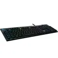 Logitech G G815 LIGHTSPEED RGB Mechanical Gaming Keyboard – GL Tactile Tastatur USB QWERTZ Deutsch Karbon