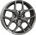 1x BORBET DESIGN Y titan matt 6.5Jx16 5x114.3 ET32