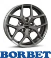 4x Borbet Y 6,5X16 5/114,30 ET32 Titan matt