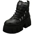 Buffalo Damen Boots Gospher Hike Mid Pad Schwarz 40