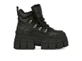 Buffalo Buffalo Gospher Hike Mid Pad Vegan Black Chelseaboots
