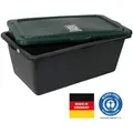 3 x Mörtelkasten mit Deckel 90 Liter / Friesenthal - Grün