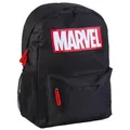 MARVEL Schulrucksack MARVEL LOGO Rucksack schwarz schwarz