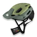Pector ME-1 Mountainbike Helm, NTA 8776, MIPS, BOA Fit System, FIDLOCK, 14 Belüftungsöffnungen, 350g, verstellbares Visier Damen Herren, Olive matt, 52-58 (M)
