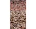 Fototapete Vlies 39246-1 The Wall II Alte Steinwand Grau Rot 3-tlg. 159 x 280 cm