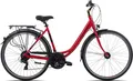 Ciclista Ponte Vecchio Wave Citybike mit Tiefeinstieg für Alltag & Ausflüge 28 Zoll Rot 56 cm