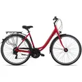 Ciclista Cityrad Ponte Vecchio Wave, 21 Gang Shimano Tourney 21 Schaltwerk, Kettenschaltung, Citybike Damen 28 Zoll rot/orange orange 56 cm