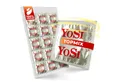 YOSI Kondome 2x 50er Packung - Mixed - zum Neu entdecken - 53mm breit - 185mm lang, 5 Sorten je 20 Stück - aus Naturkautschuklatex - mit Gleitmittel