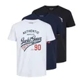 Jack & Jones Print-Shirt Jack&Jones T-shirts 3erPack 12221269