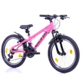 Mountainbike 20 Zoll MTB mit Aluminium-Rahmen 21 Gang Shimano FD-TZ500/RD-TY200D Schaltwerk, Kettenschaltung, Vordere Federung, Alurahmen.