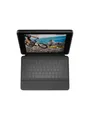 Logitech Rugged Folio - keyboard and folio case - QWERTZ - German - graphite - Tastatur & Folio-Set - Deutsch - Grau