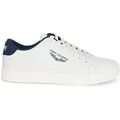 PME Legend Turnschuhe für ihn. Die Turnschuhe sind aus hochwertigem Kunstleder und Textil gefertigt. Der Turnschuh hat eine herausnehmbare EVA-Einlegesohle, die für eine angenehme Dämpfung sorgt.  Marke: PME LegendModellname: CariorKategorie: Herren-SneakerMaterialien: Kunstleder/TextilFarbe: weiß
