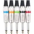 Pronomic JPLUG Color Klinkenstecker - 5er Pack