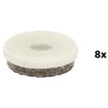 WAGNER design yourself Klick-Gleiter QuickClick® Nachfüllpack für Stuhlgleiter, Filzgleiter, Möbelgleiter - 8er-Set Ersatzgleiter austauschbar - Wollfilz ULTRASOFT - Durchmesser Ø 17, 20, 25, 30, 40, 50 mm - für Basis Ø 17, 20, 25, 30, 40, 50 mm - Made in DE Ø 3.0 cm