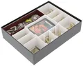Feldherr Organizer Insert kompatibel mit HeroQuest (2021) - Die Rückkehr des Hexen-Lords - Brettspielbox - Sortierbox zum Aufbewahren von Figuren + Zubehör der Erweiterung