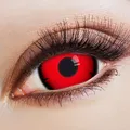 Kontaktlinse Mini Sclera Volture rot Motivlinsen farbig Halloween Karneval Party