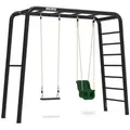 BERG PlayBase Medium TL Black inkl. Baby- und Gummischaukelsitz