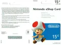 Nintendo eShop Card 15,00 Nintendo eShop Card 15,