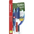 STABILO Ergonomischer Schulfüller für Rechtshänder mit Anfänger-Feder A - EASYbirdy in mitternachtsb (Azur, Mitternachtsblau, 1 x) (B-54410-5)