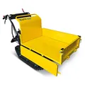 BAMATO Mini Raupendumper MTR-300 | Zuladung bis 300 kg | 6,5 PS Leistung | 6 Vorwärts- und 2 Rückwärtsgänge | 110mm Bodenfreiheit | Minidumper Raupendumper Schubkarre