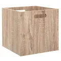 5five - Mix'N'Modul Würfel-Aufbewahrungsbox, Eichenoptik, 31 x 31 x 31 cm - Für modulare Möbel, Körbe, Kisten