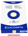 EXACOMPTA Karteikarten, DIN A5, blanko, weiß