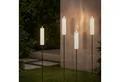 Spetebo LED-Kerze Solar Gartenfackel LED Kerze mit Flammen Effekt 99 cm (Anzahl, 4-tlg., Stück), automatisches Einschalten