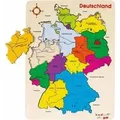 Goki 57860 - Einlegepuzzle Deutschland II