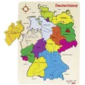 Goki Lernspielzeug 57860, Deutschland II, ab 4 Jahre, Geographie lernen