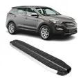 Schweller Seitenbretter Trittbretter für Hyundai Santa Fe 2013-2018 Alu Schwarz