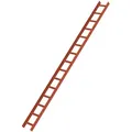 MUNK Aluminium Dachleiter 15 Sprossen rot