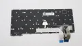 Lenovo Chicony - Ersatztastatur Notebook - hinterleuchtet - Englisch - Europa - Schwarz - für ThinkPad L14 Gen 3, P14s Gen 3, T14 Gen 3 (5N21D67996)