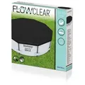 Bestway 58036 - Flowclear PVC-Abdeckplane Ø 305 cm, schwarz, rund