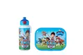 Mepal Campus Lunch-Set für Kinder mit Pop-up Trinkflasche & Lunch Box - für die Schule oder unterwegs - Spülmaschinenfest & BPA-frei - 400 ml + 750 ml - Paw patrol