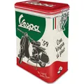 Vespa Roller Classic Aromadose Bügelverschluss Vorratsdose Box Metall