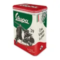 VESPA Blechdose "Italian Legend" - 17,5 x 11 x 7,5cm - Dose Kaffee Küche Aroma