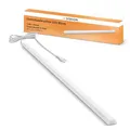 SEBSON LED Unterbauleuchte Küche 80cm, Neutralweiß, LED Lichtleiste 230V - Stecker & Schalter, Indirekte Beleuchtung, Schrankbeleuchtung 24x13x800mm