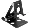 Delock Smartphone und Smartwatch Standhalterung verstellbar schwarz Schwarz (18430)